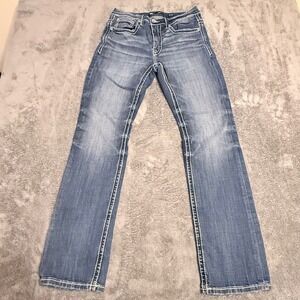 BKE Henry Mens Straight Leg Jeans Dark Wash Size 30x32 Stretch Denim